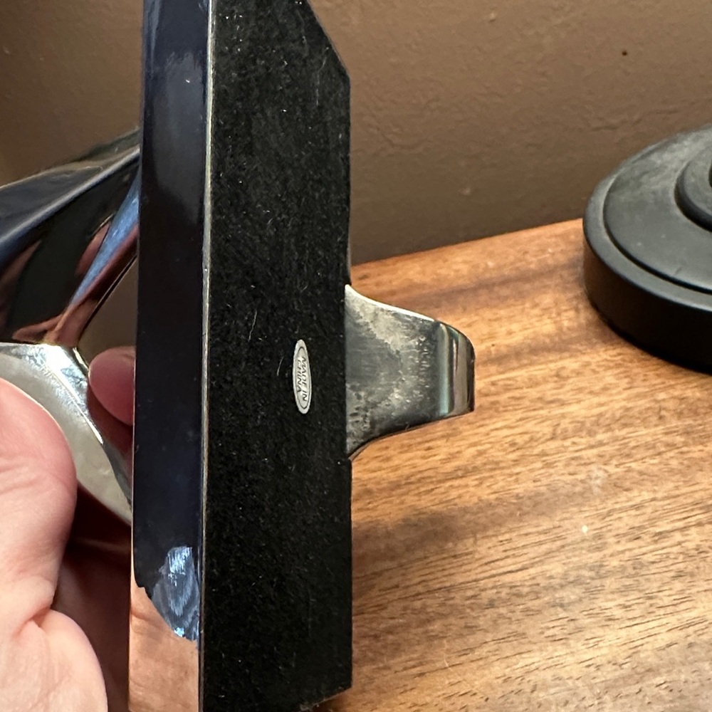 Christmas Metal Silver Star Stocking Holder 7”x5” - Picture 6 of 7